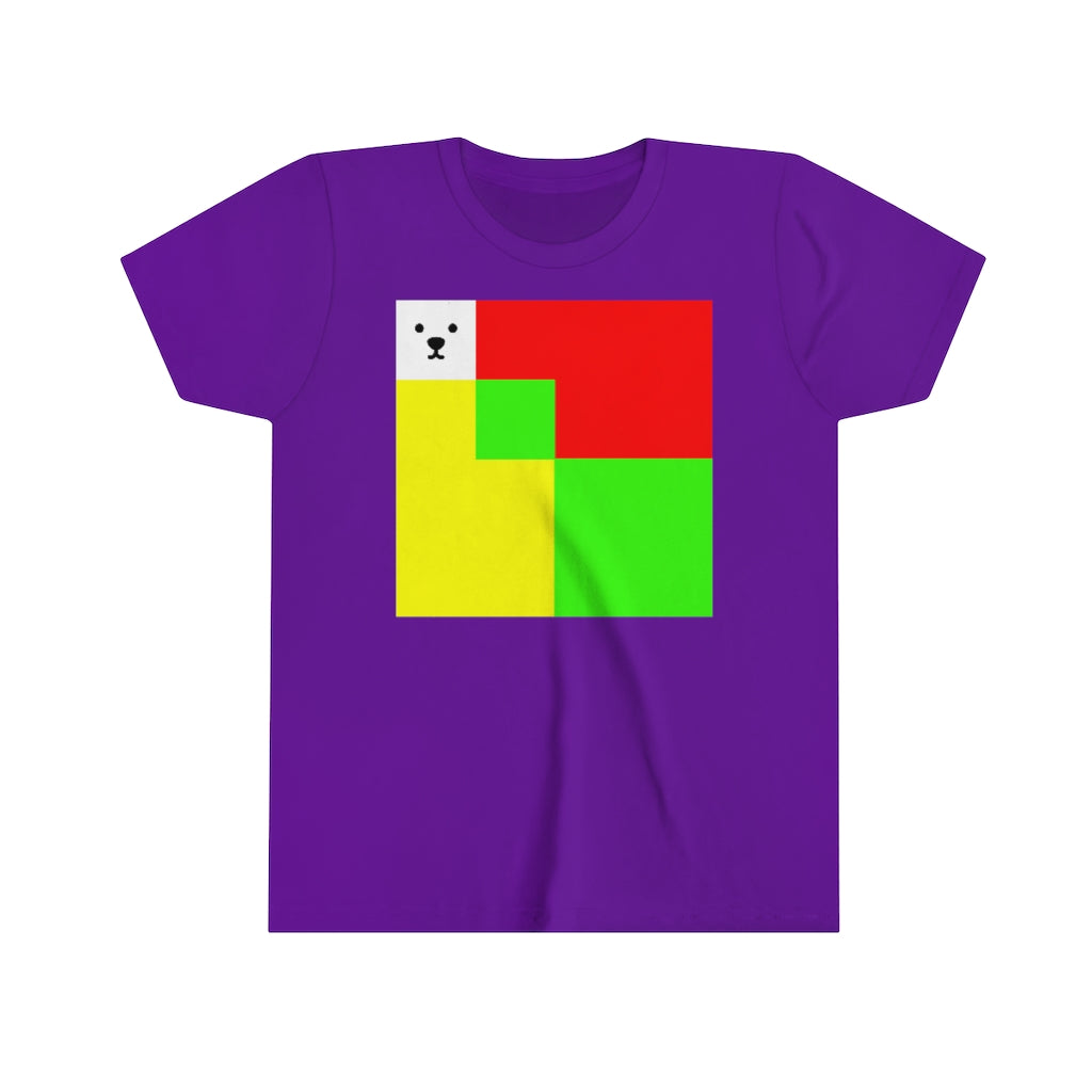 Youth Short Sleeve Tee "CuBeArea abstract"