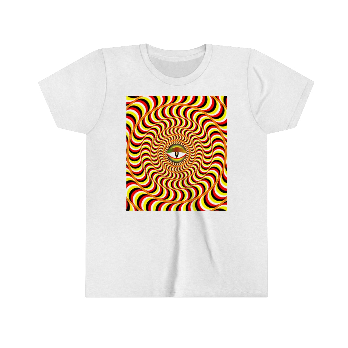 Youth Short Sleeve Tee "Optical illusion Snake Eye"