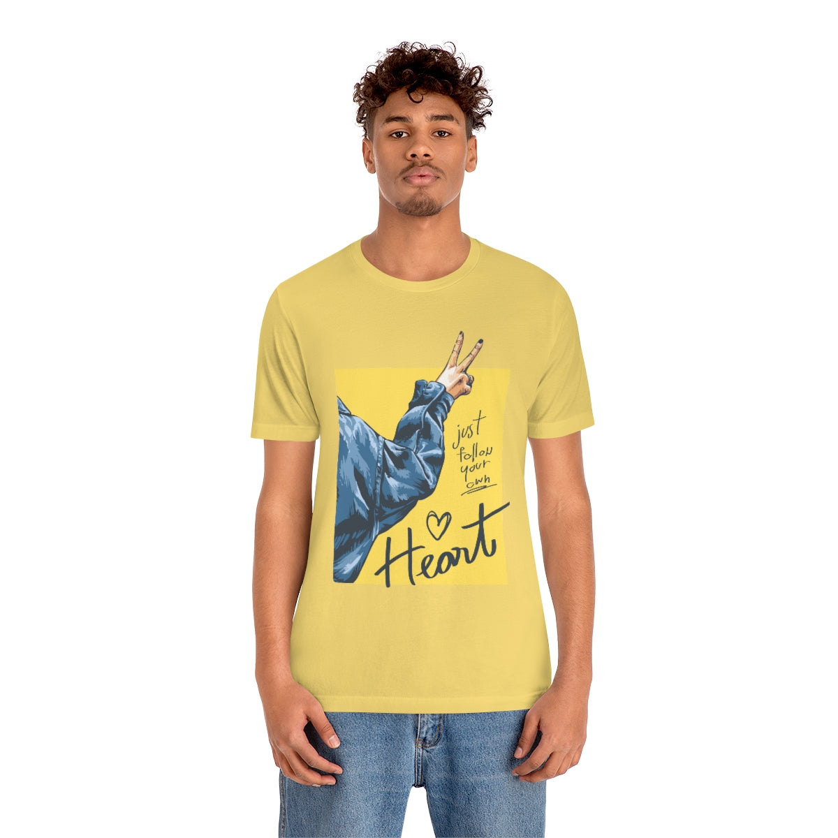 Unisex Jersey Short Sleeve Tee "Follow your heart"