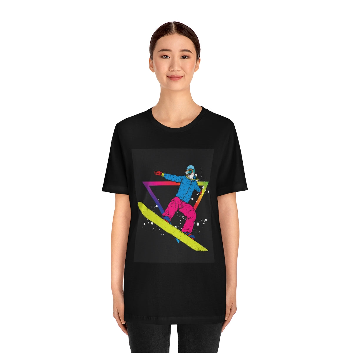 Unisex Jersey Short Sleeve Tee "Snowboarder"