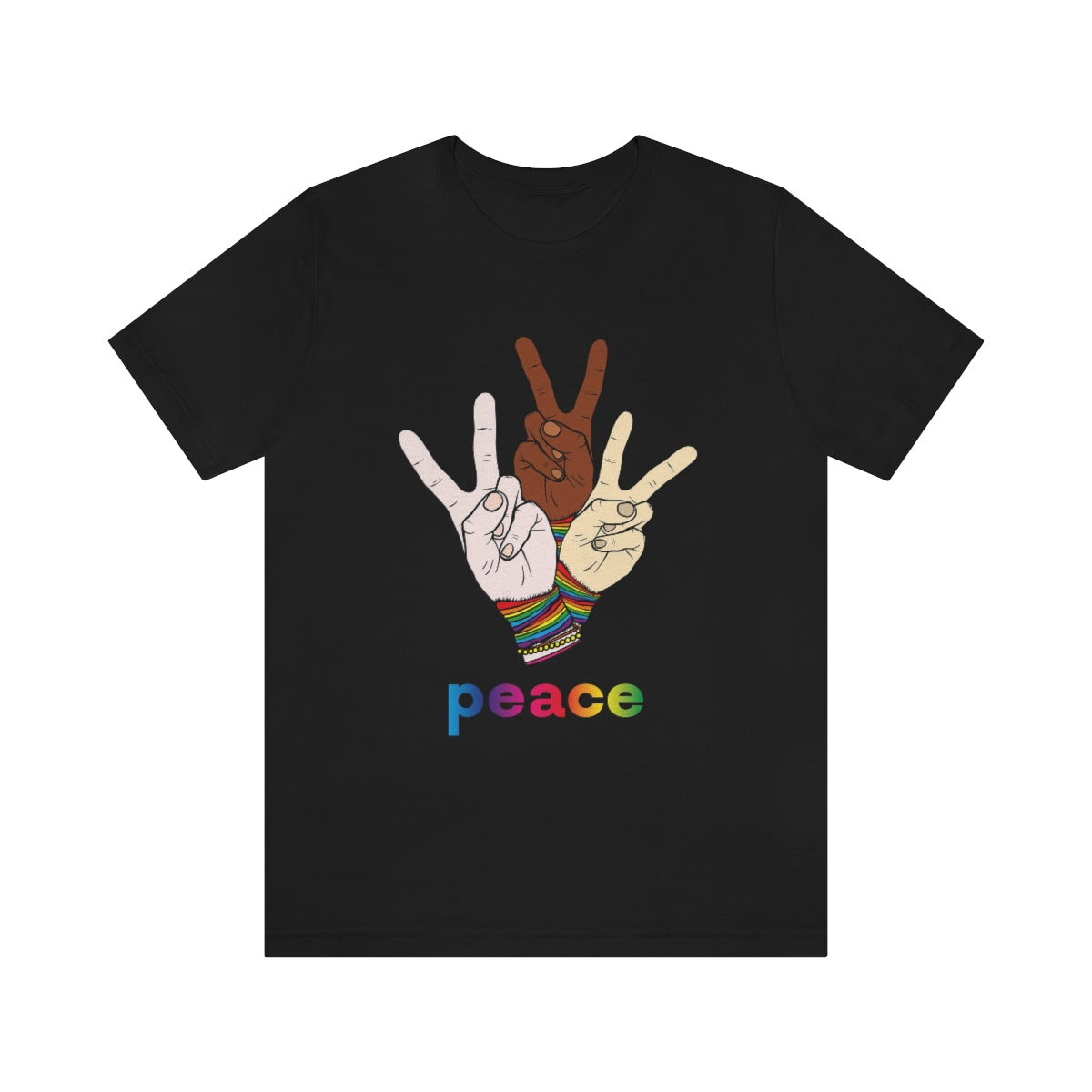 Unisex Jersey Short Sleeve Tee "Peace"