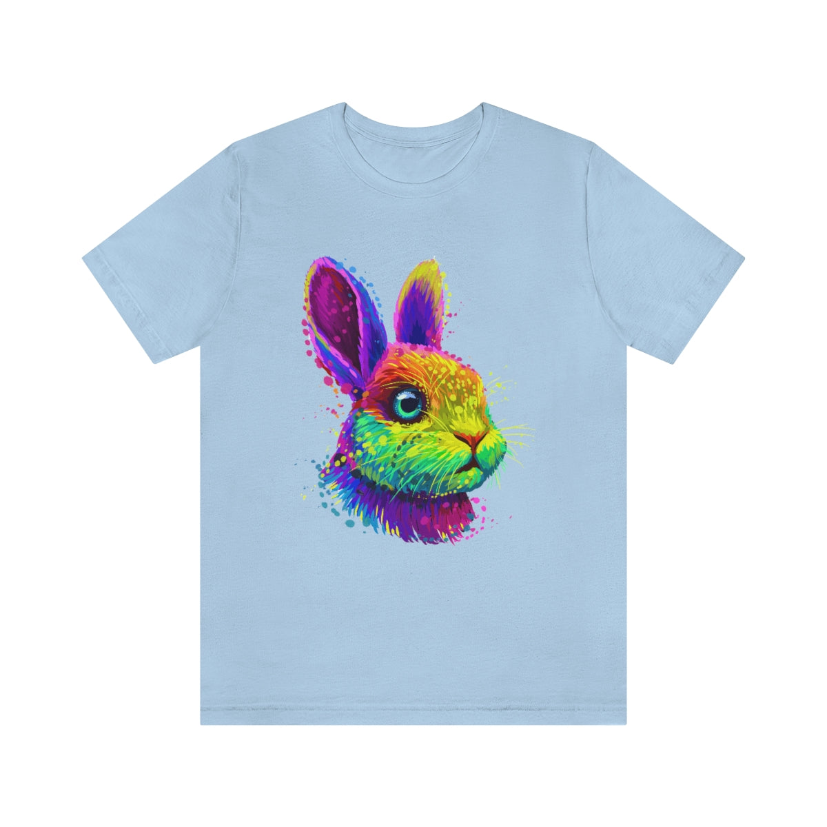 Unisex Jersey Short Sleeve Tee "Abstract colorful little rabbit"