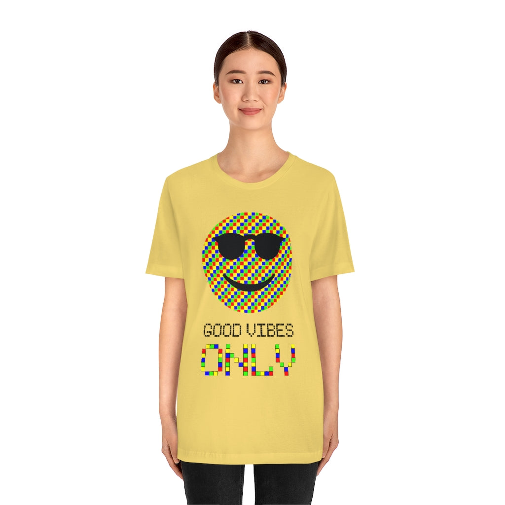 Unisex Jersey Short Sleeve Tee "Good vibes only"