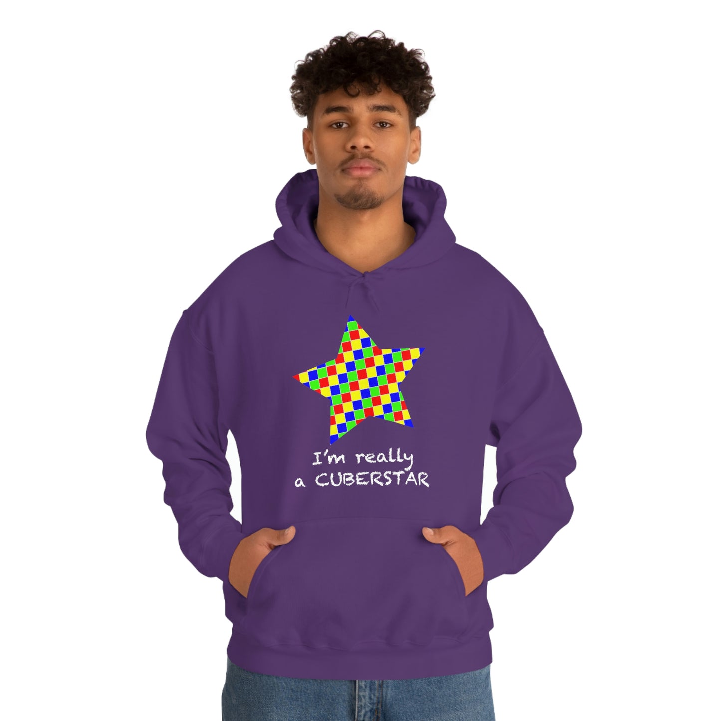 Unisex Heavy Blend™ Hooded Sweatshirt "I'm really a cuberstar"