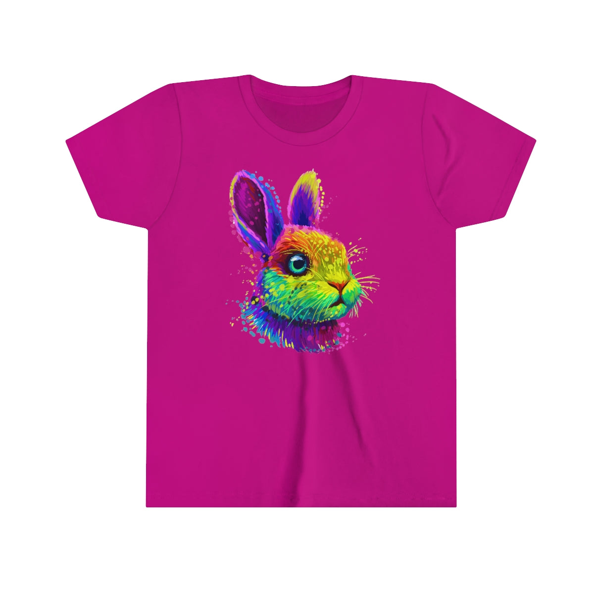 Youth Short Sleeve Tee "Abstract colorful little rabbit"