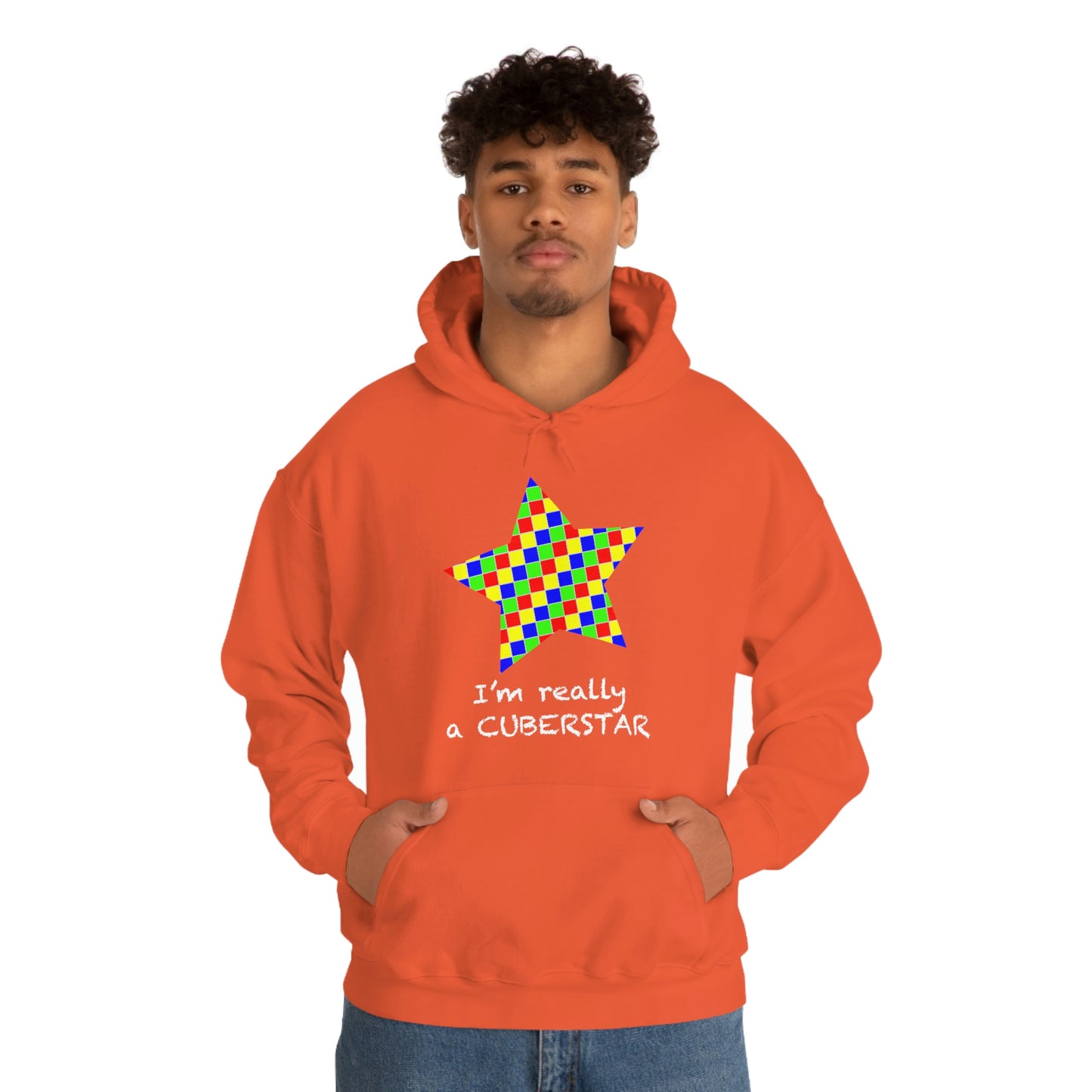 Unisex Heavy Blend™ Hooded Sweatshirt "I'm really a cuberstar"