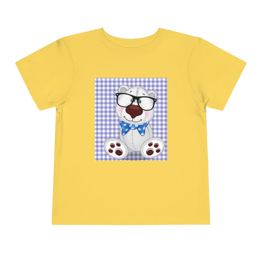 Kids Short Sleeve Tee "Hipster Polar Bear"