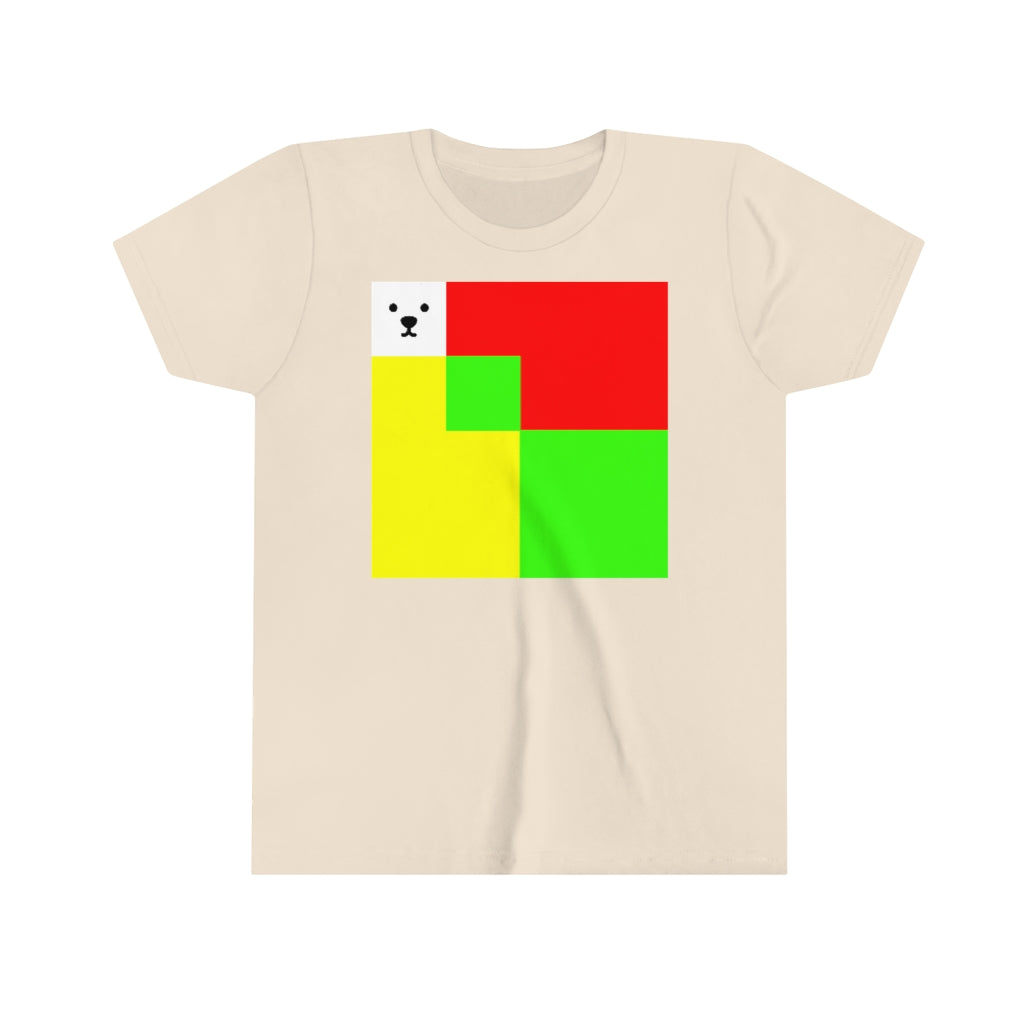Youth Short Sleeve Tee "CuBeArea abstract"
