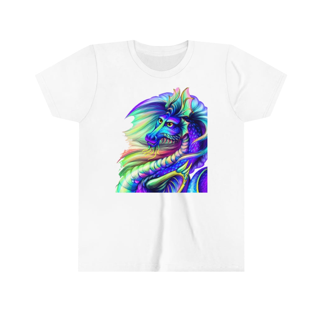 Youth Short Sleeve Tee "Multi-colored dragon"