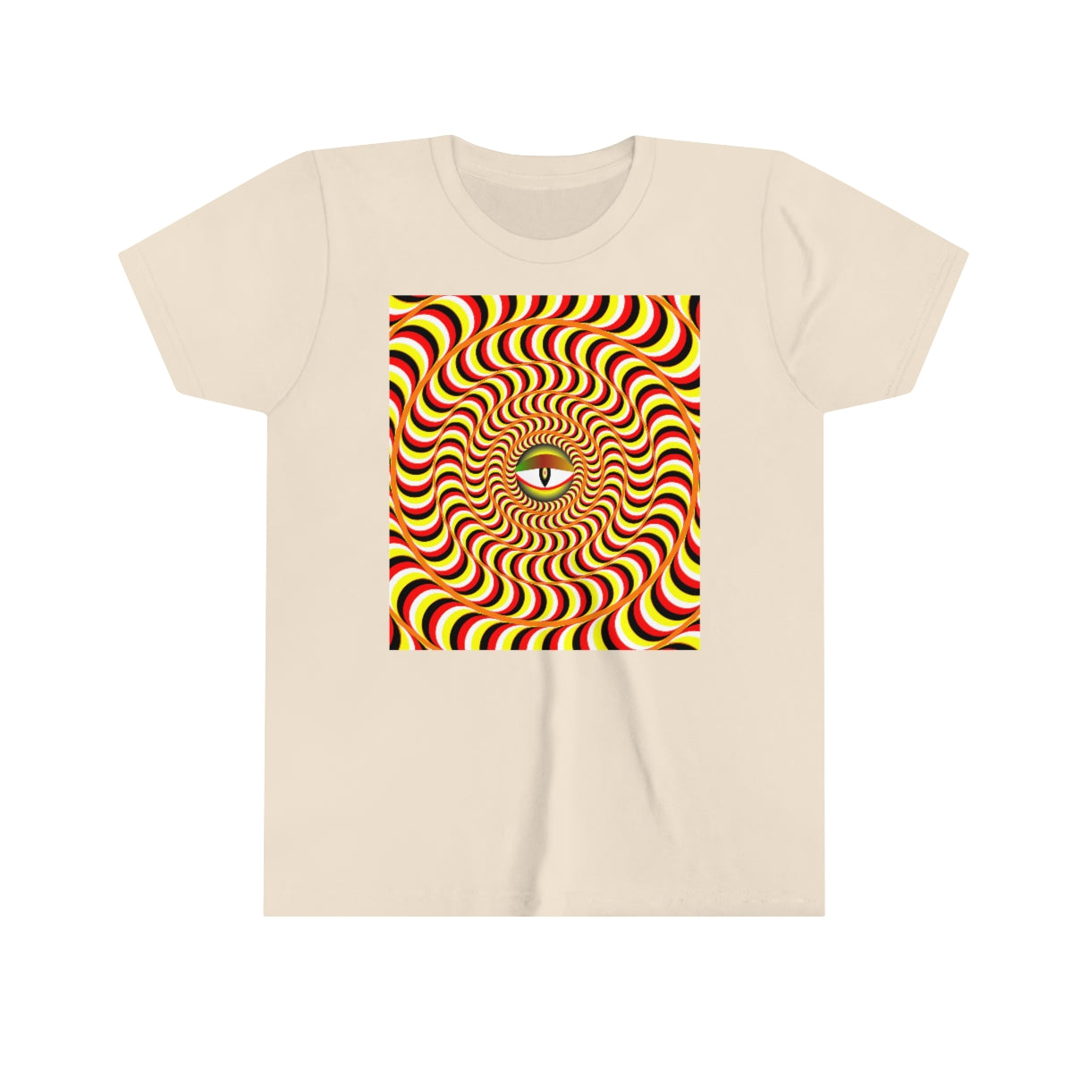 Youth Short Sleeve Tee "Optical illusion Snake Eye"