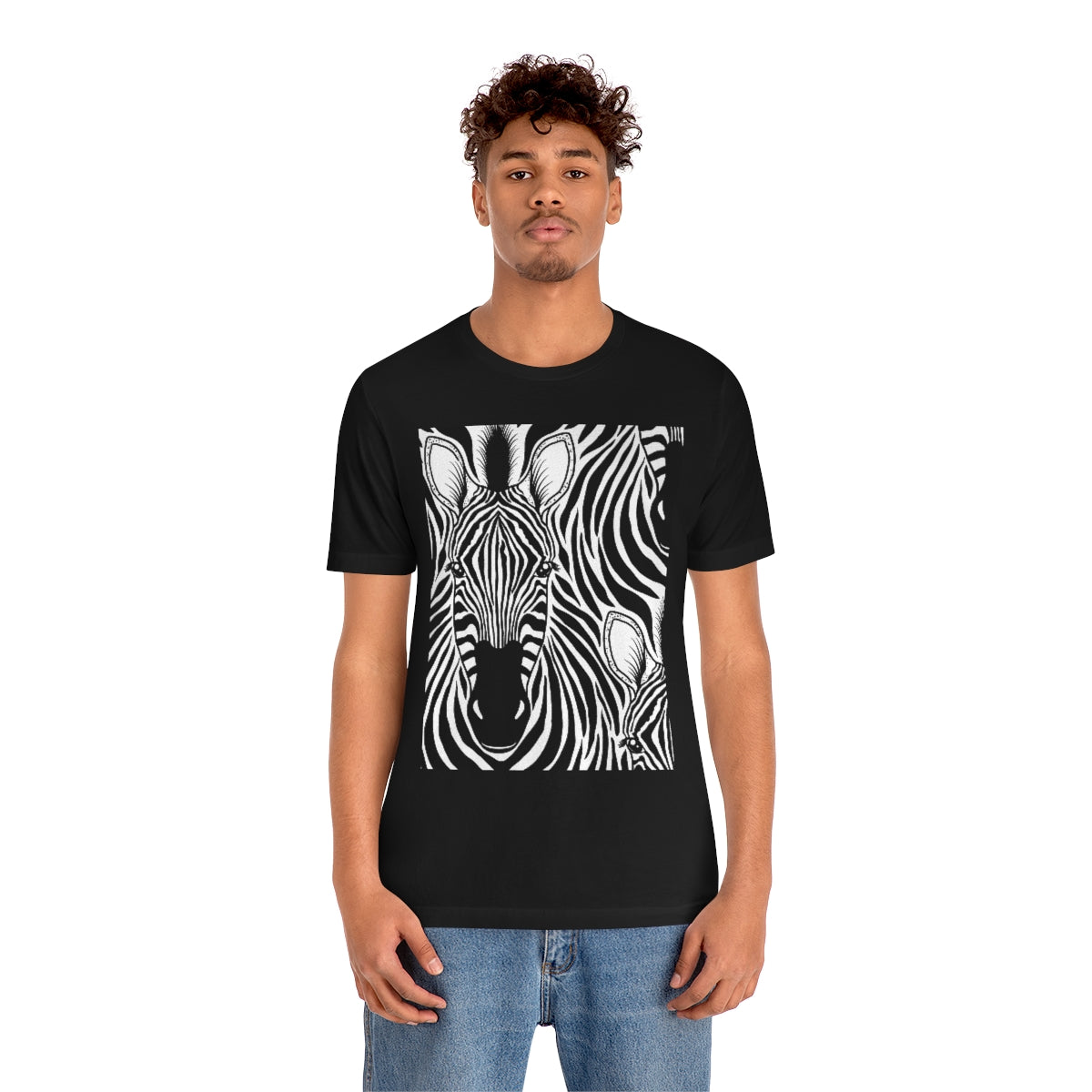 Unisex Jersey Short Sleeve Tee "Zebra pattern"