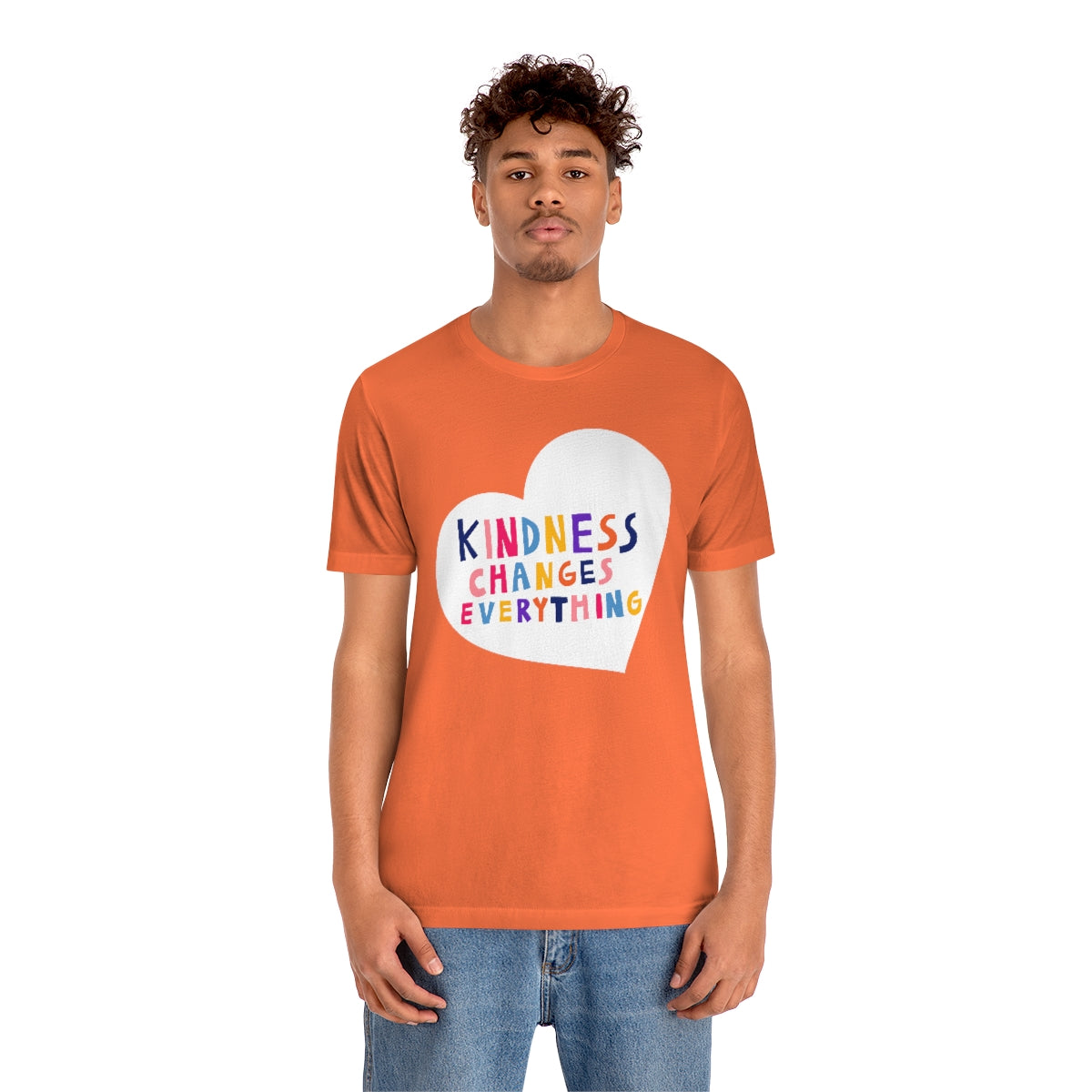 Unisex Jersey Short Sleeve Tee "Pink shirt DAY Kindness changes everything"