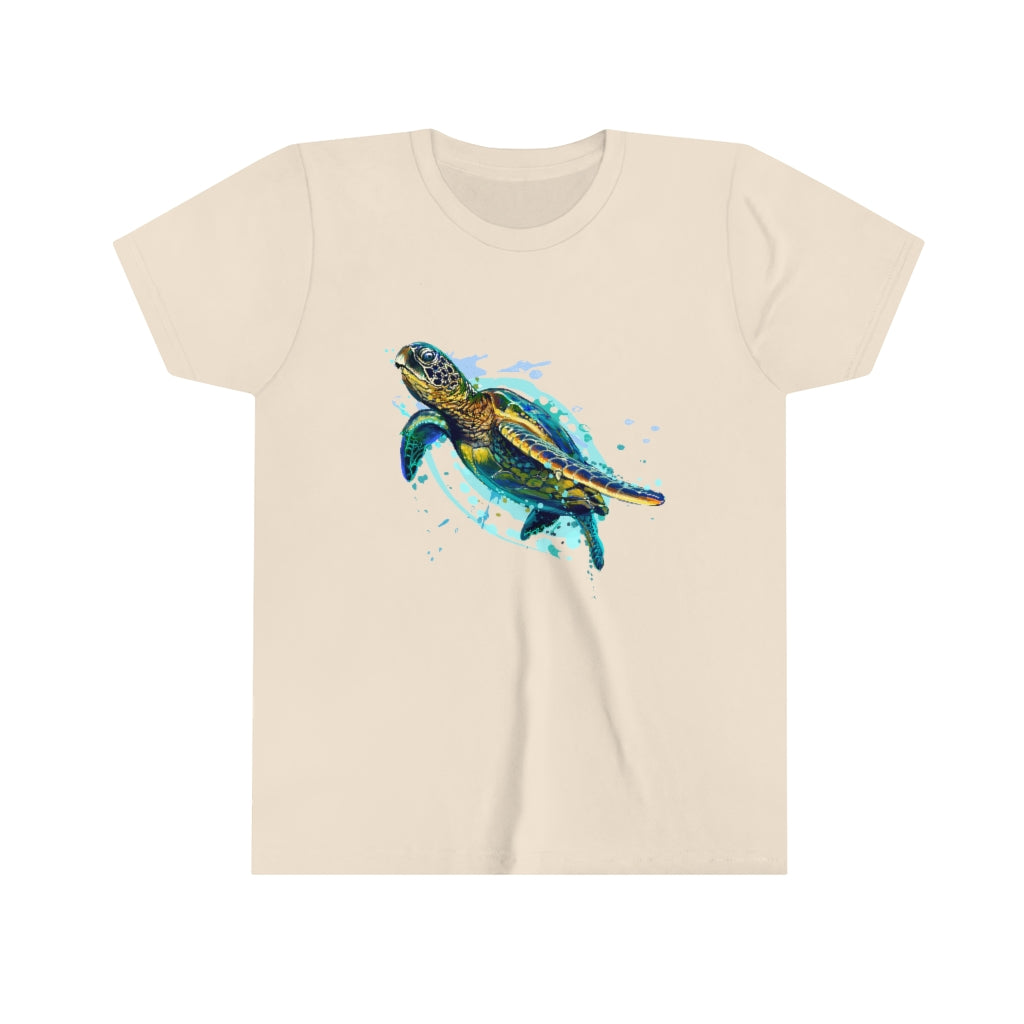 Youth Short Sleeve Tee "Sea colorful turtle"