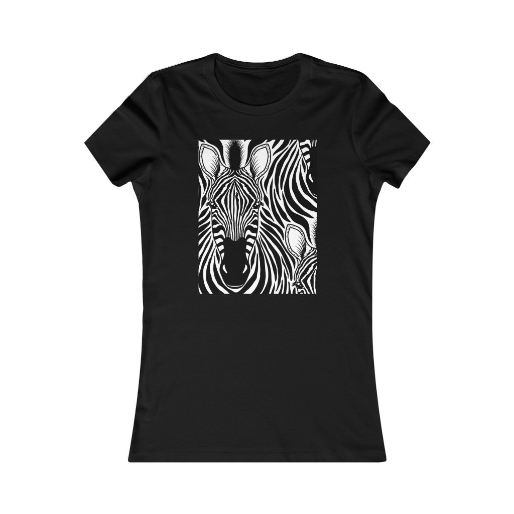 Women's Favorite Tee "Zebra pattern"