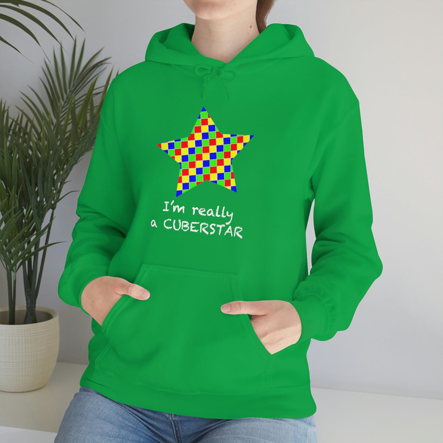 Unisex Heavy Blend™ Hooded Sweatshirt "I'm really a cuberstar"