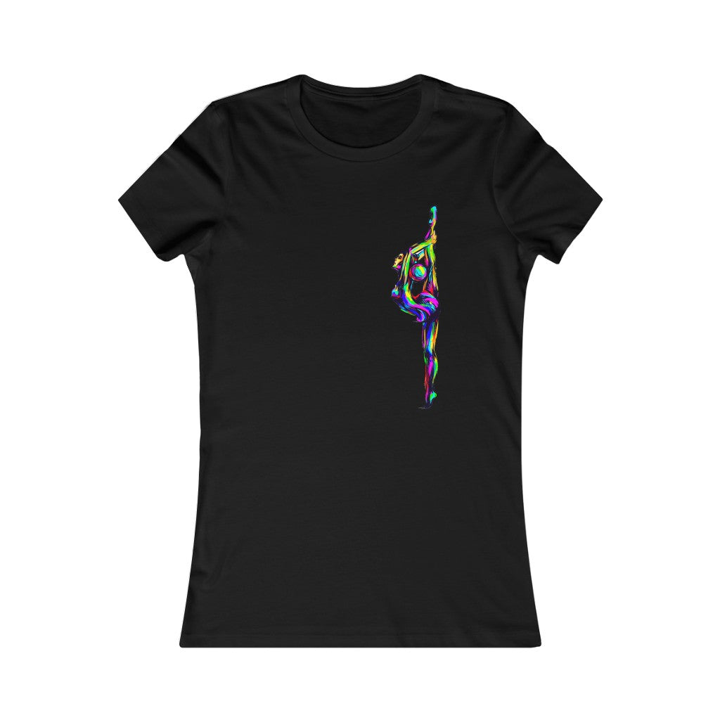 Women's Favorite Tee "Abstract girl gymnastics"