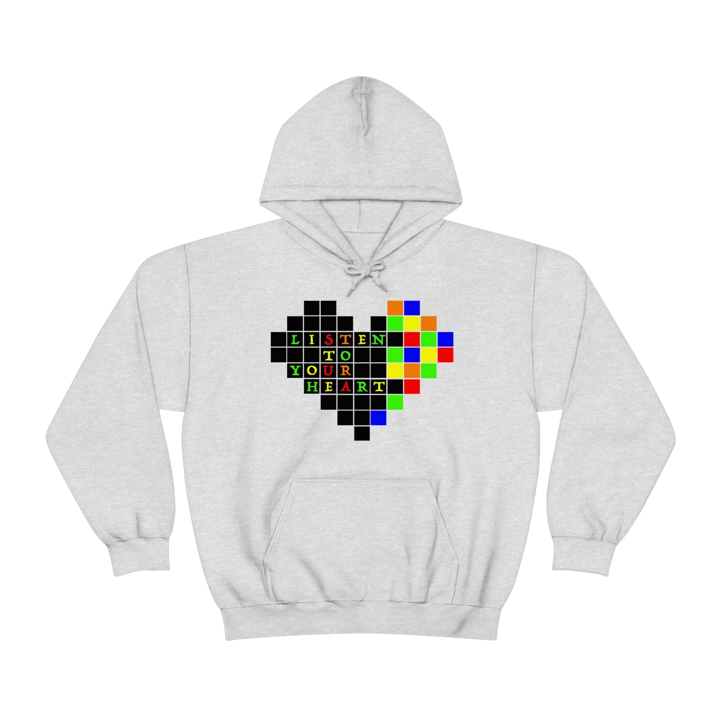 Unisex Heavy Blend™ Hooded Sweatshirt "Listen to your heart"