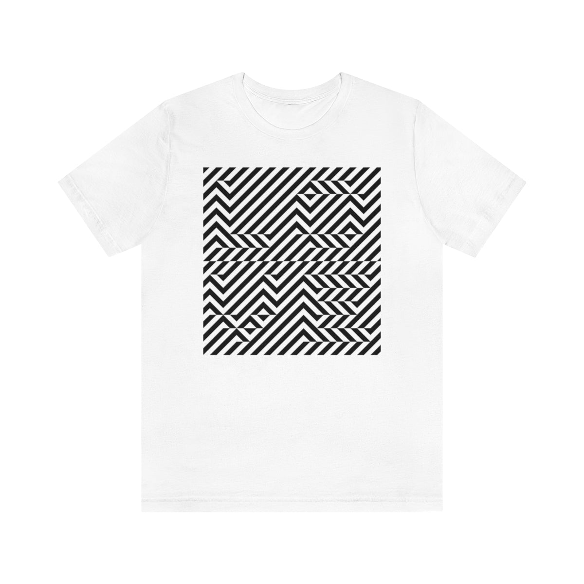 Unisex Jersey Short Sleeve Tee "Optical illusion LOVE"