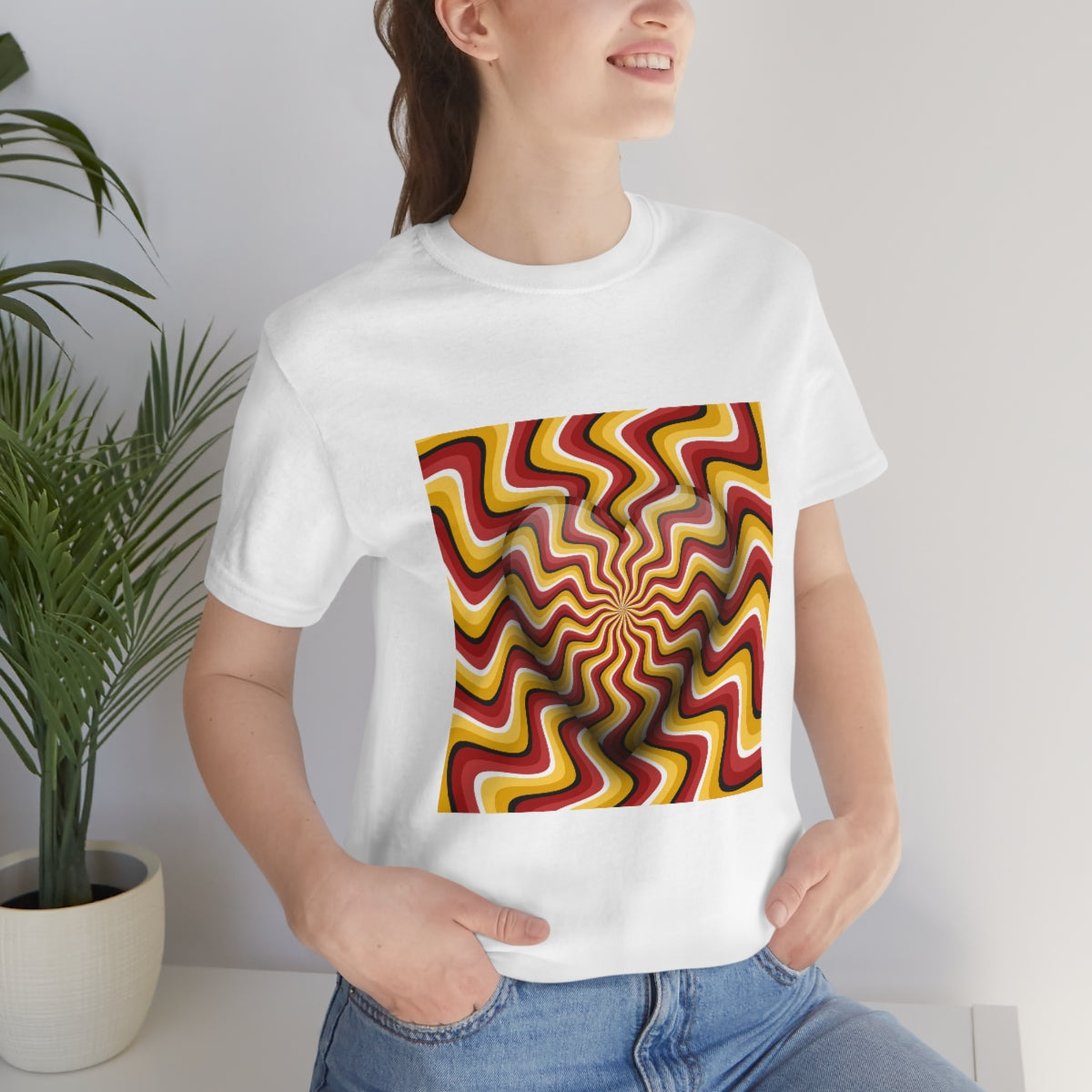 Unisex Jersey Short Sleeve Tee "Optical illusion Heart"