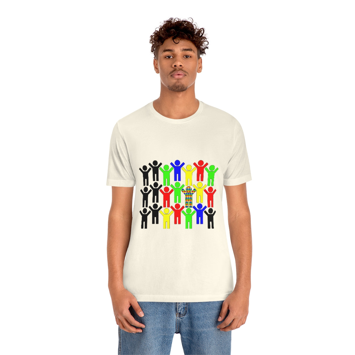 Unisex Jersey Short Sleeve Tee "Change the World by changing yourself"