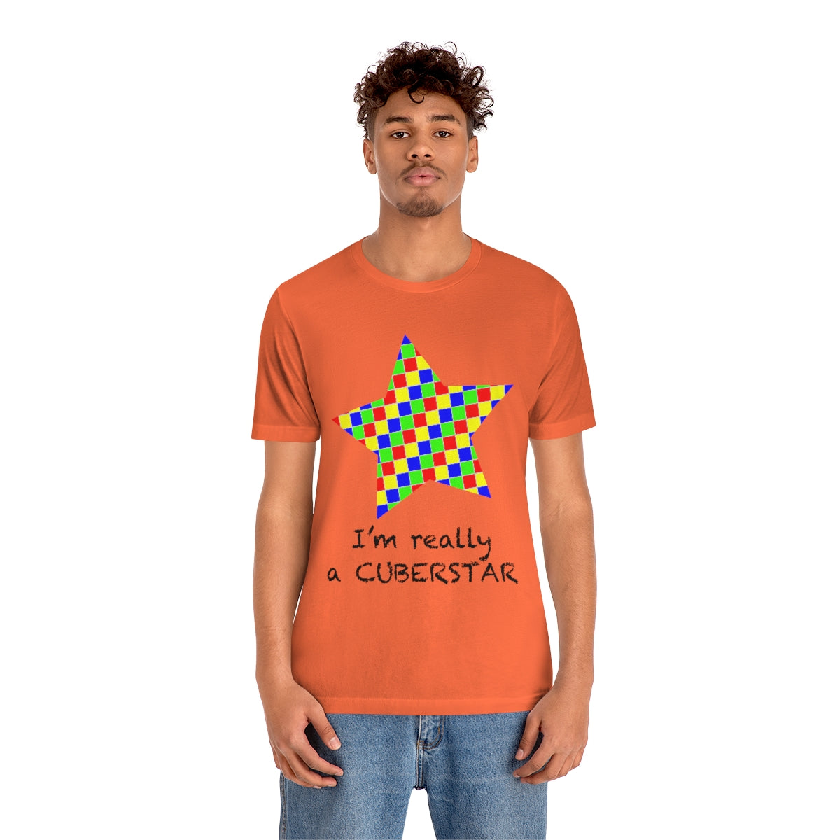 Unisex Jersey Short Sleeve Tee "I'm really a cuberstar"