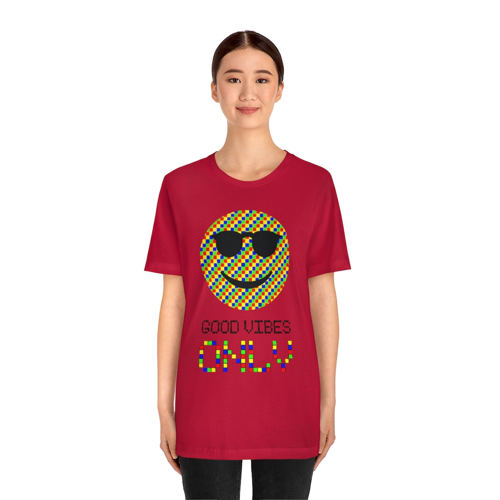 Unisex Jersey Short Sleeve Tee "Good vibes only"
