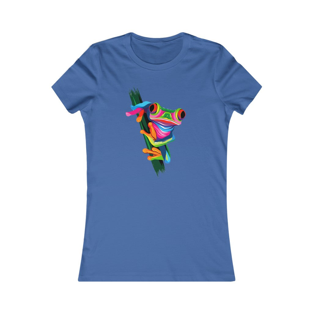 Women's Favorite Tee "Abstract colorful frog"