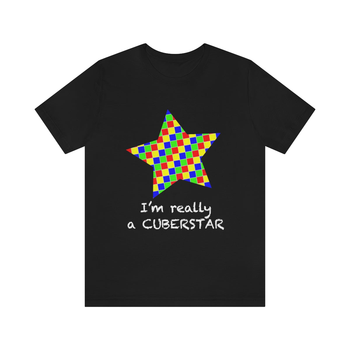 Unisex Jersey Short Sleeve Tee "I'm really a cuberstar"