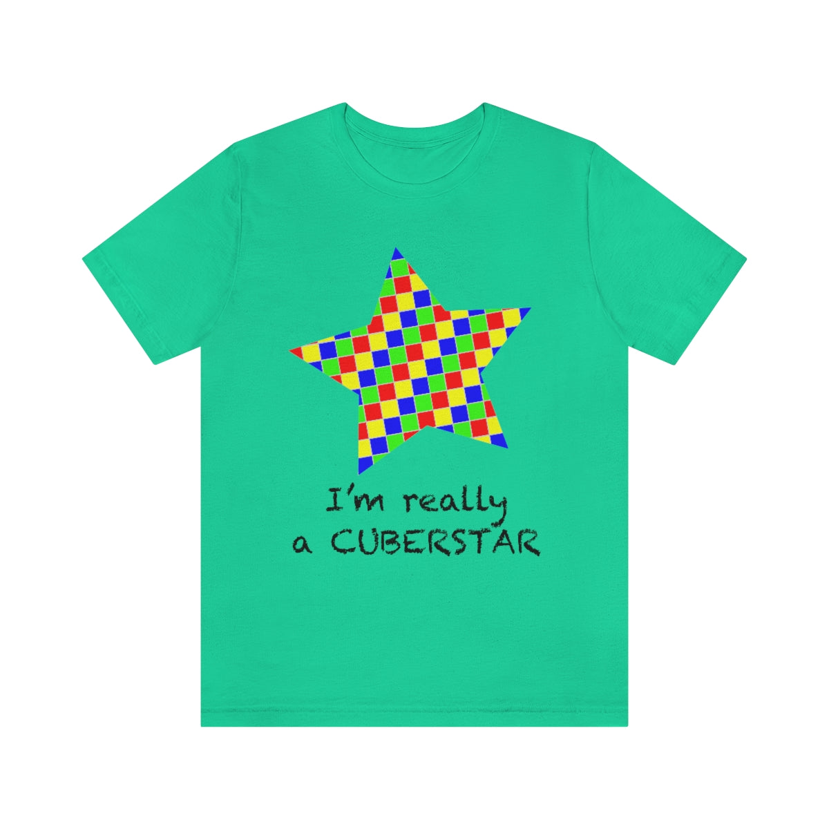 Unisex Jersey Short Sleeve Tee "I'm really a cuberstar"