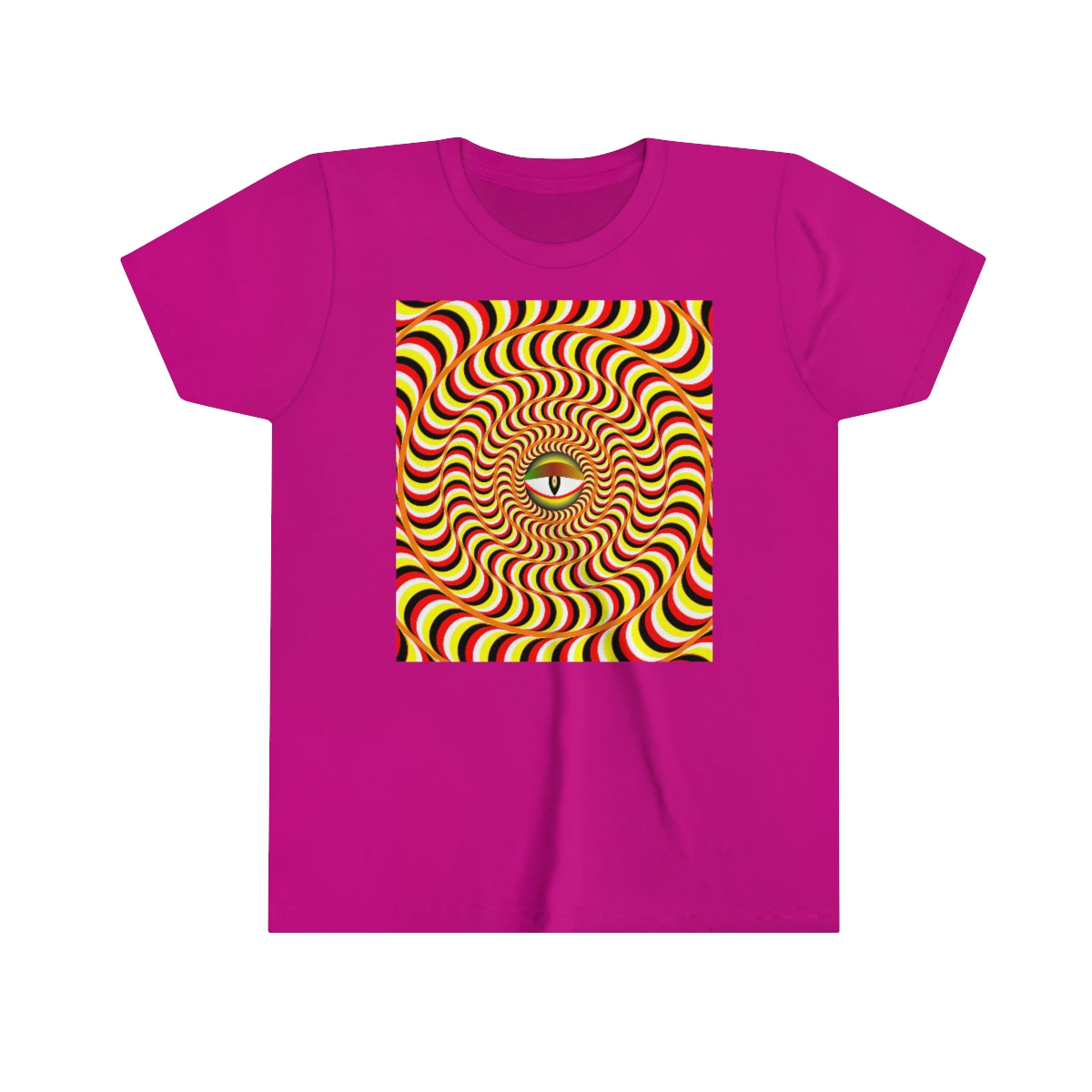 Youth Short Sleeve Tee "Optical illusion Snake Eye"