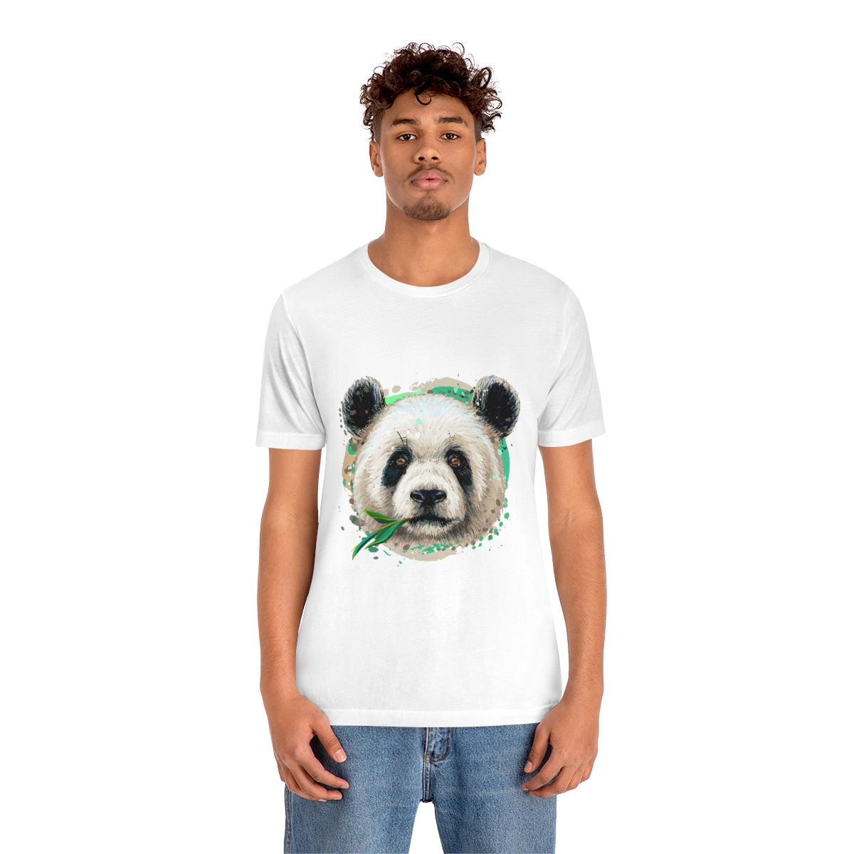 Unisex Jersey Short Sleeve Tee "Colorful panda"
