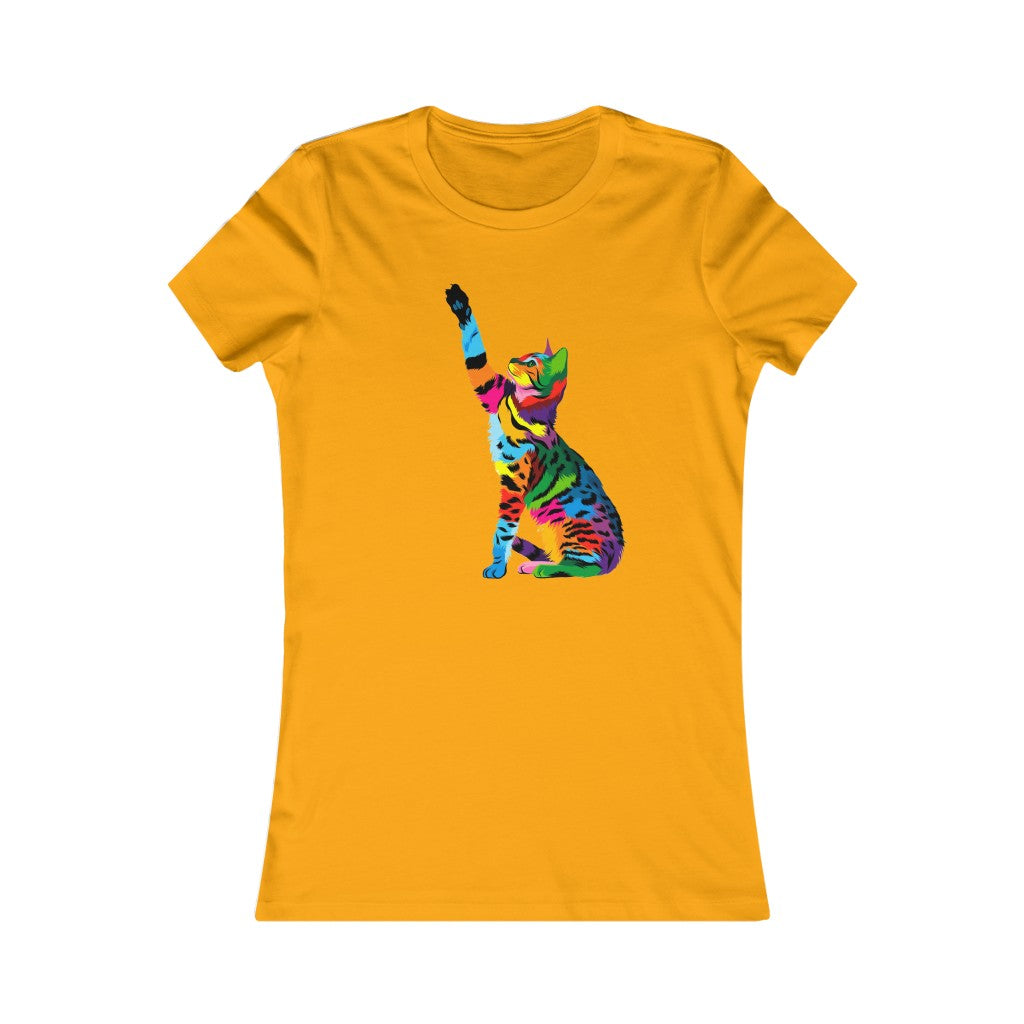 Women's Favorite Tee "Abstract bengal cat"