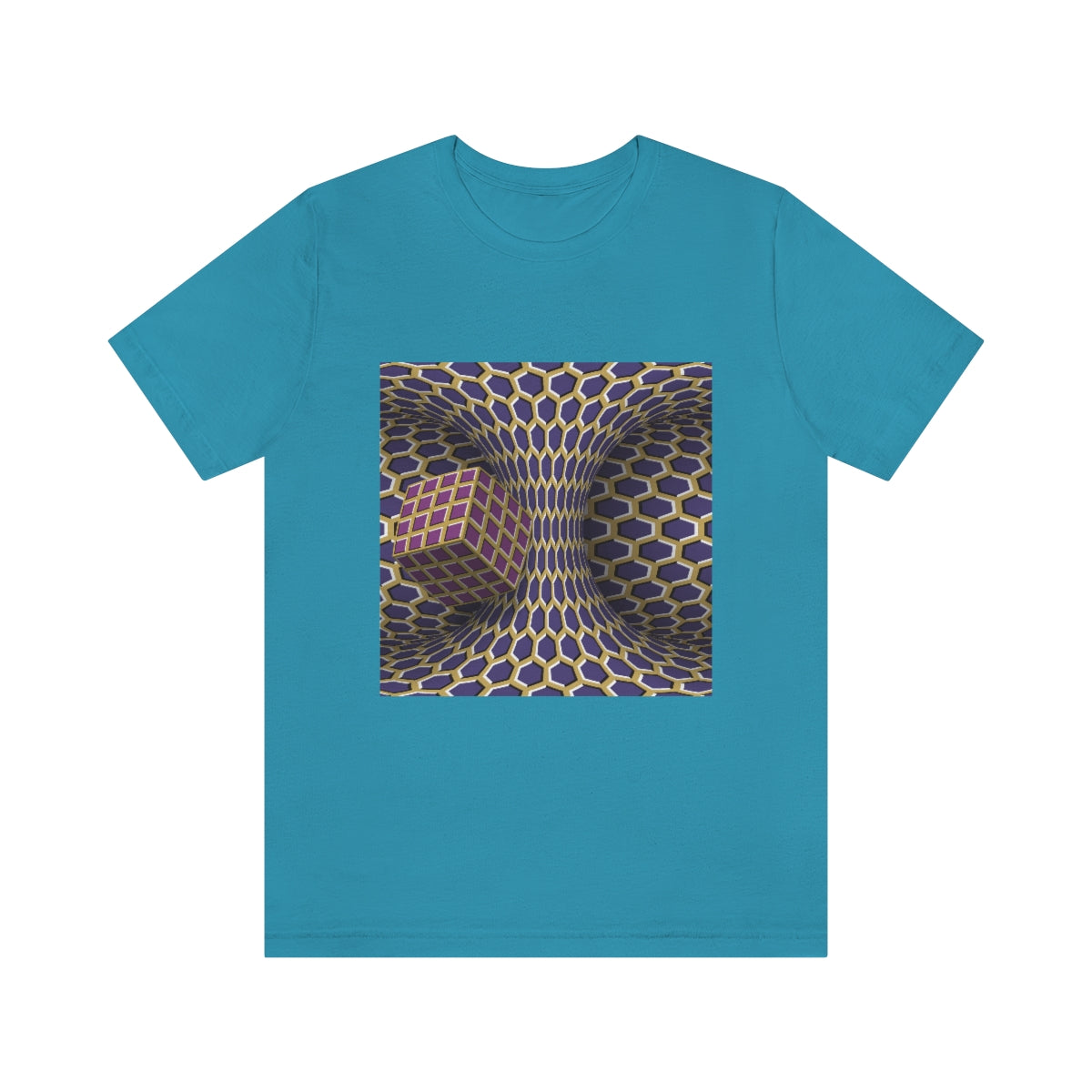 Unisex Jersey Short Sleeve Tee "Optical illusion Cube"