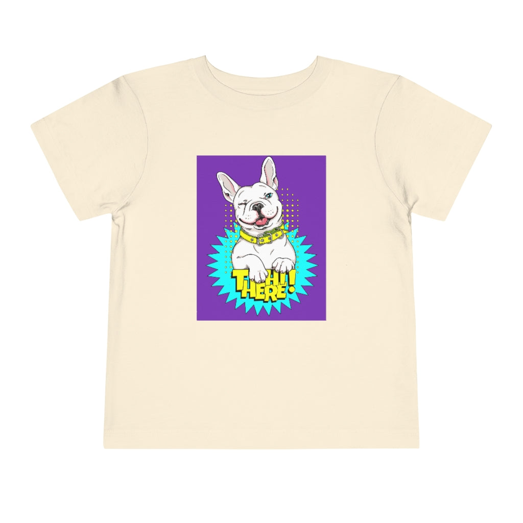 Kids Short Sleeve Tee "French bulldog Hi there!"
