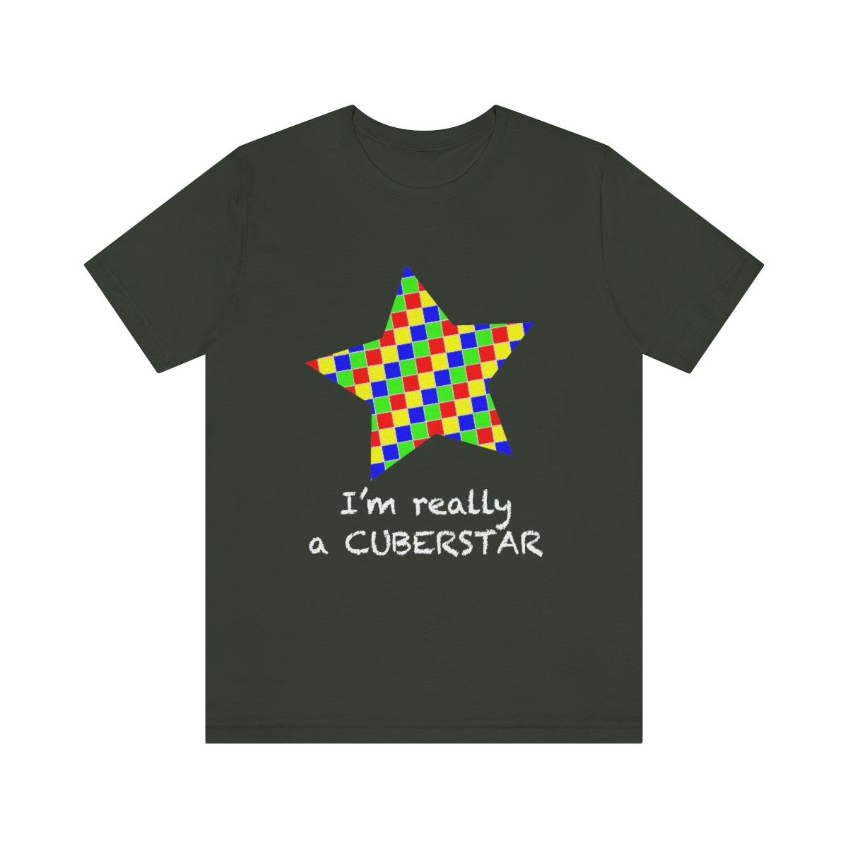 Unisex Jersey Short Sleeve Tee "I'm really a cuberstar"