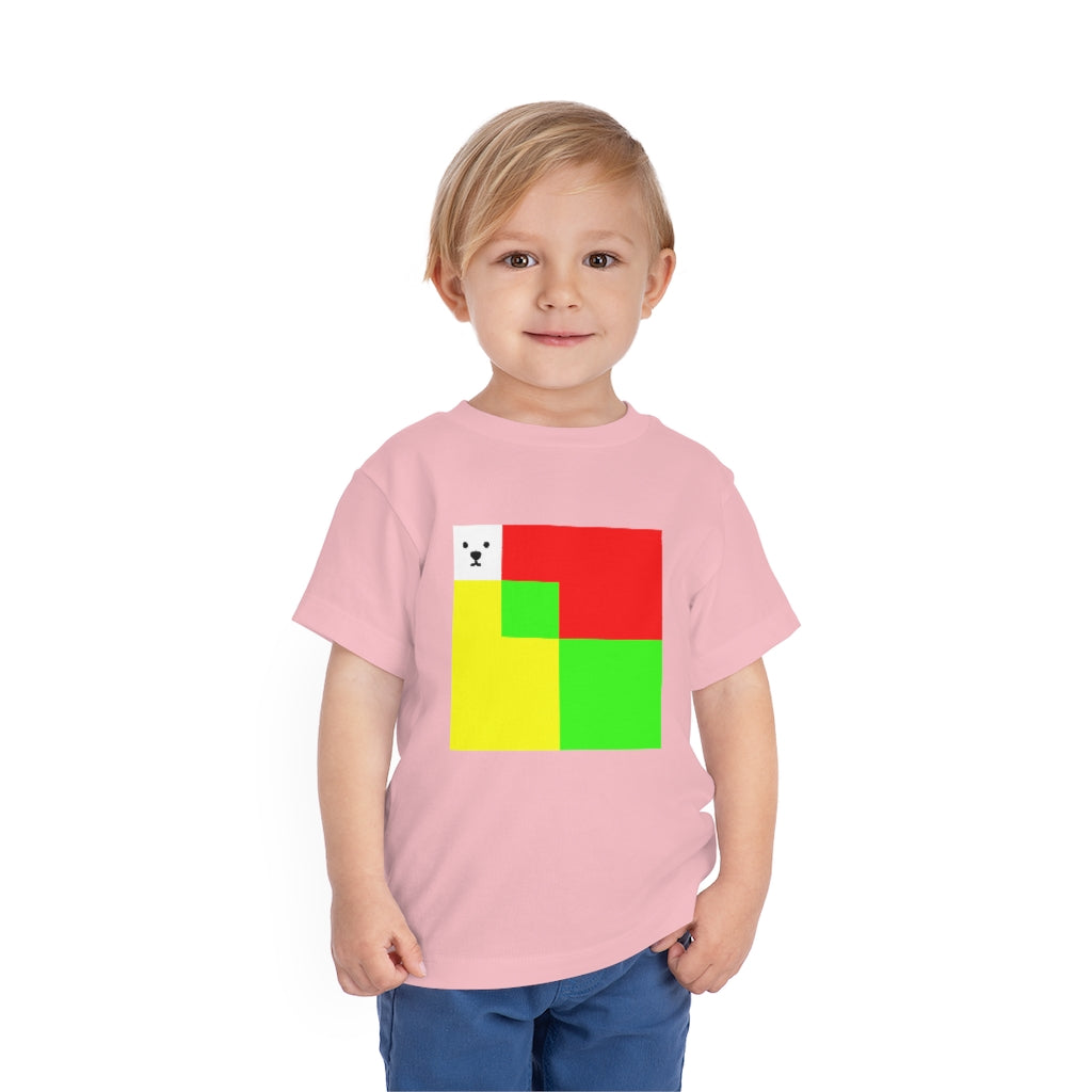 Kids Short Sleeve Tee "CuBeArea abstract"