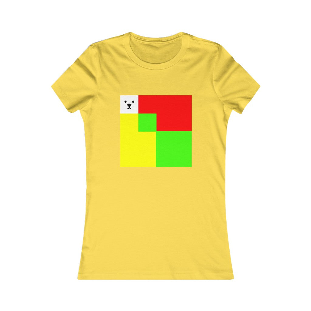 Women's Favorite Tee "CuBeArea abstract"