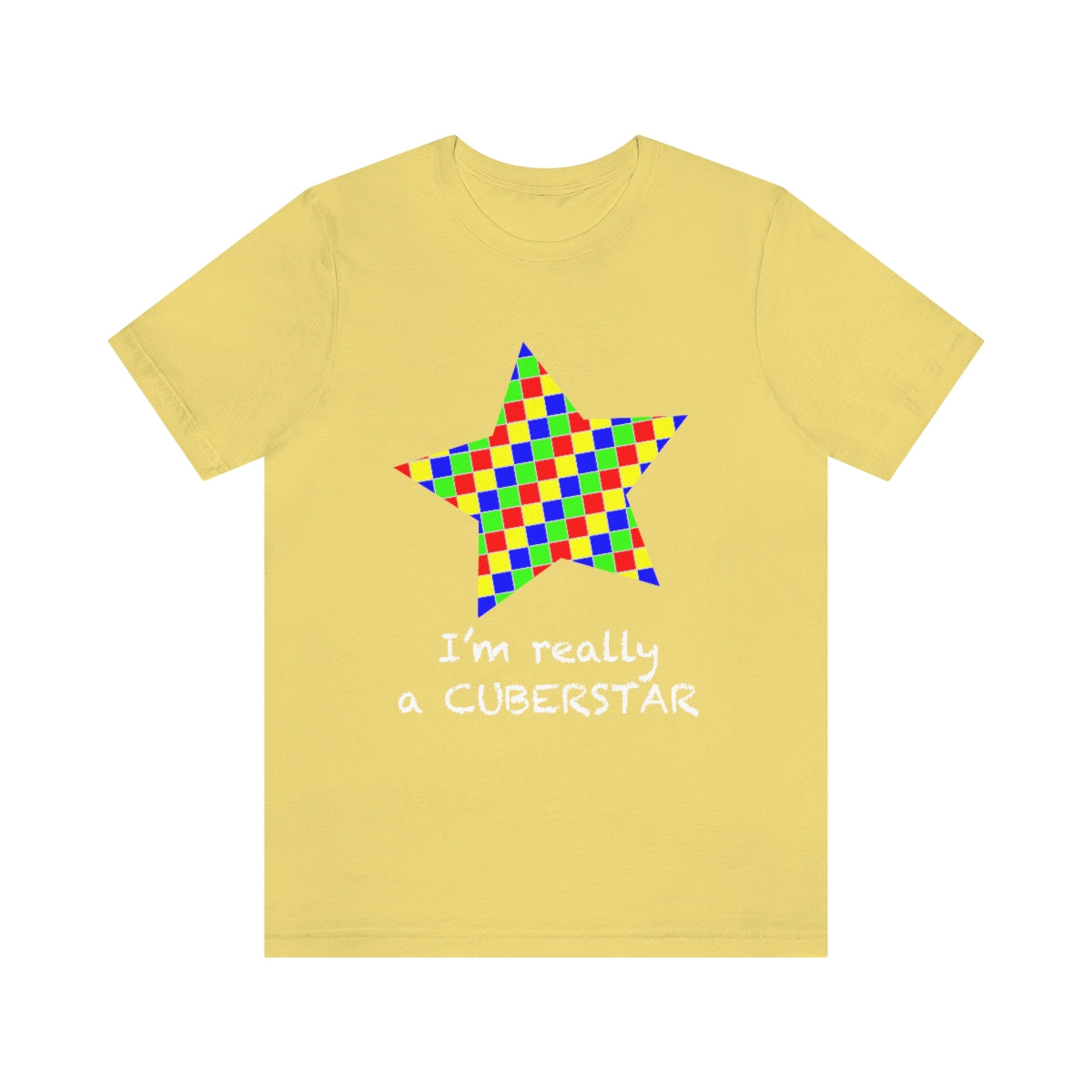 Unisex Jersey Short Sleeve Tee "I'm really a cuberstar"