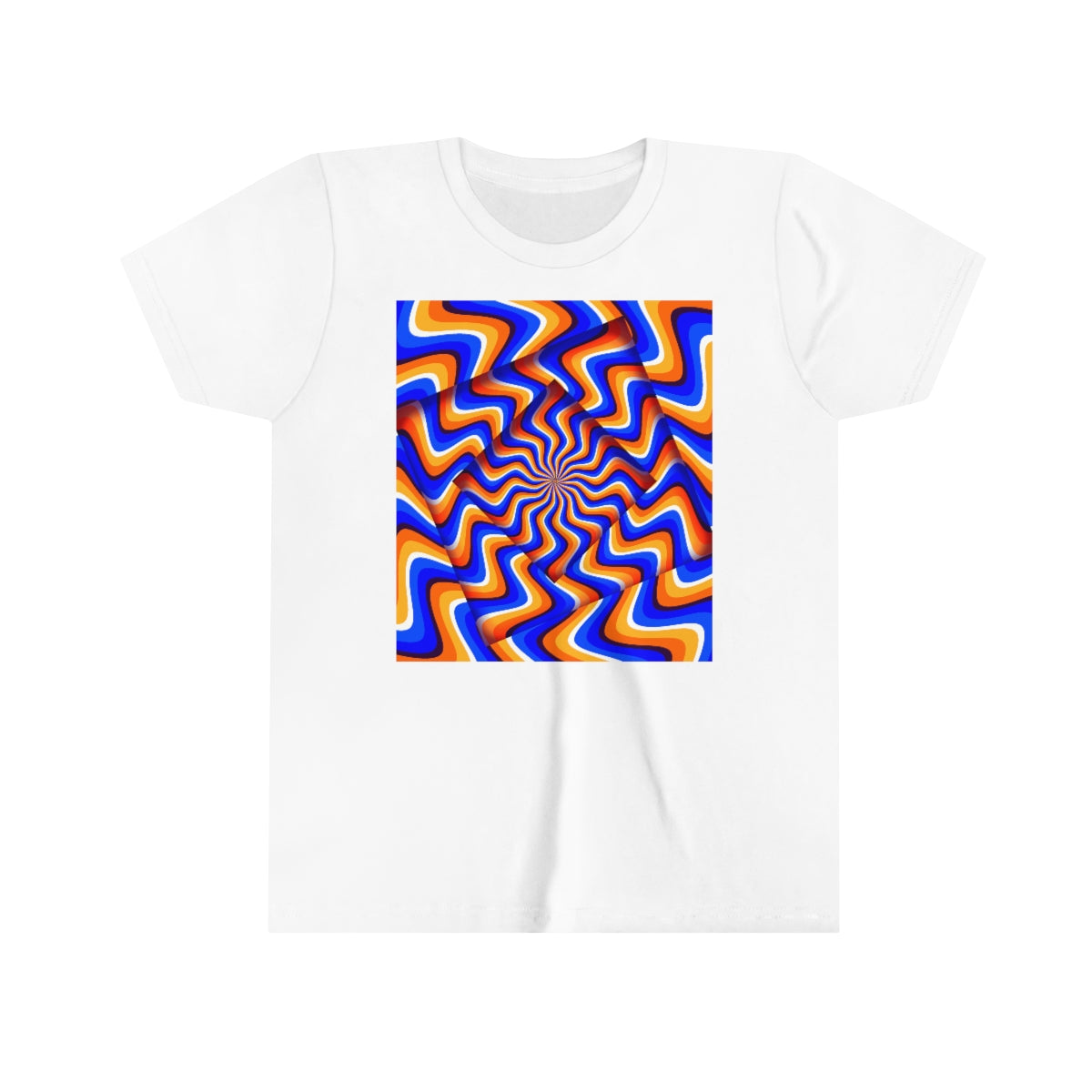 Youth Short Sleeve Tee "Optical illusion Abstract turned frames"