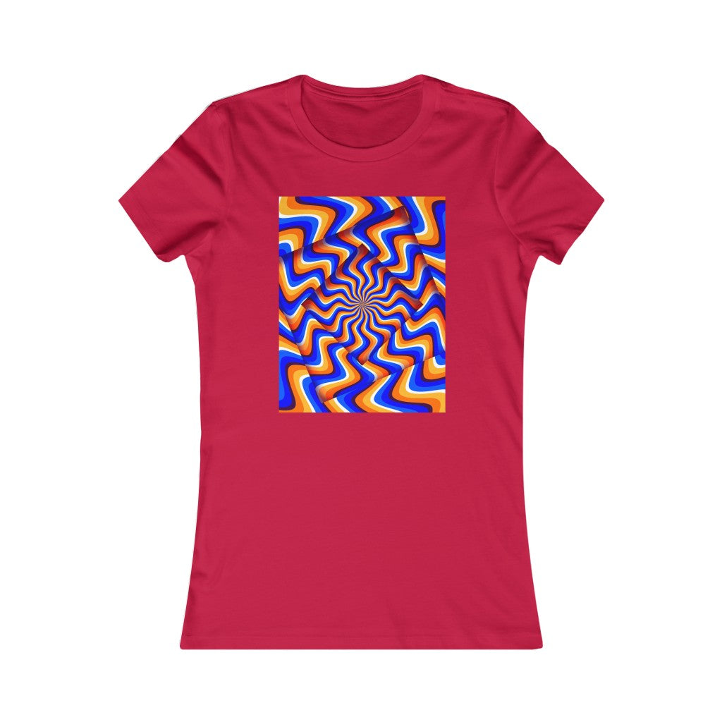 Women's Favorite Tee "Optical illusion Abstract turned frames"