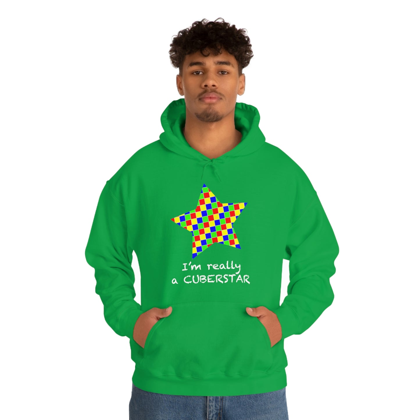 Unisex Heavy Blend™ Hooded Sweatshirt "I'm really a cuberstar"