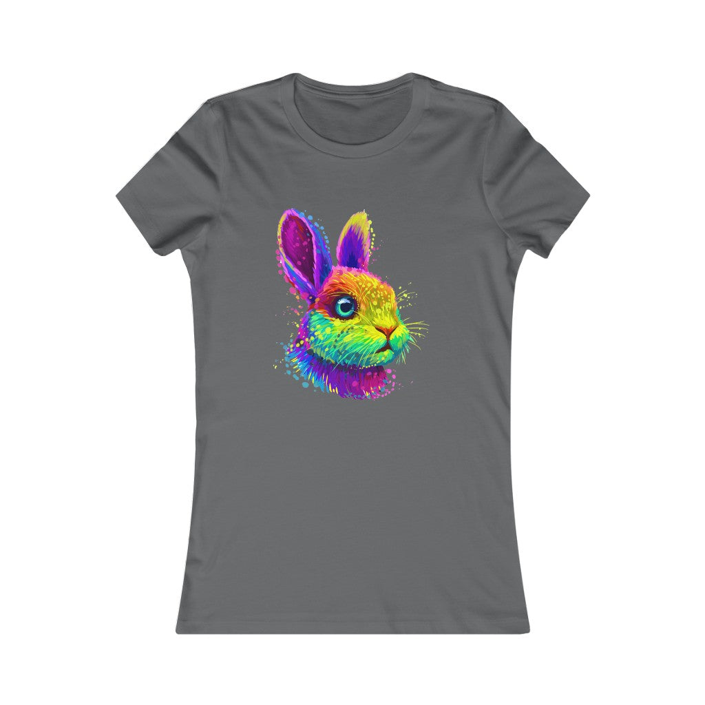 Women's Favorite Tee "Abstract colorful little rabbit"
