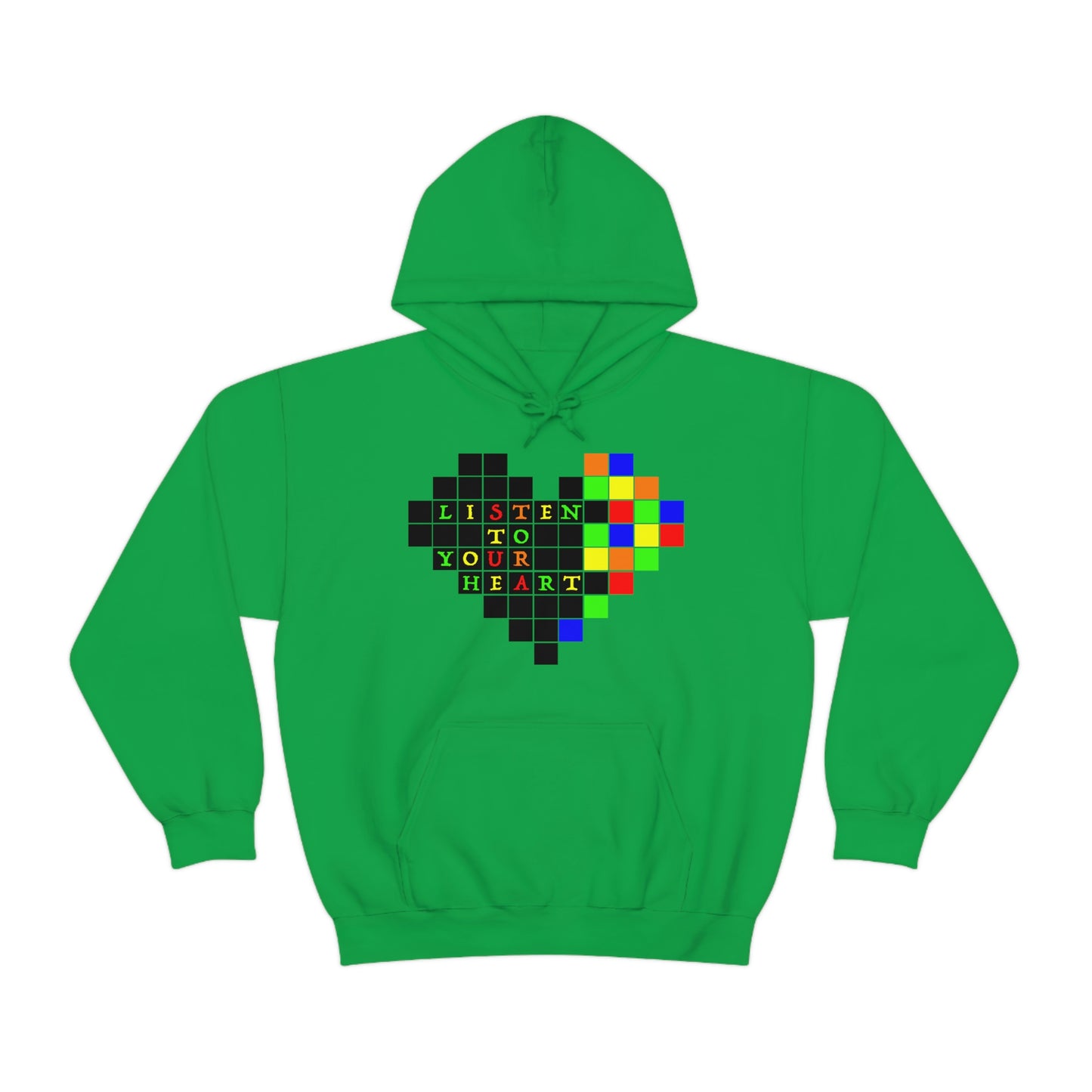Unisex Heavy Blend™ Hooded Sweatshirt "Listen to your heart"