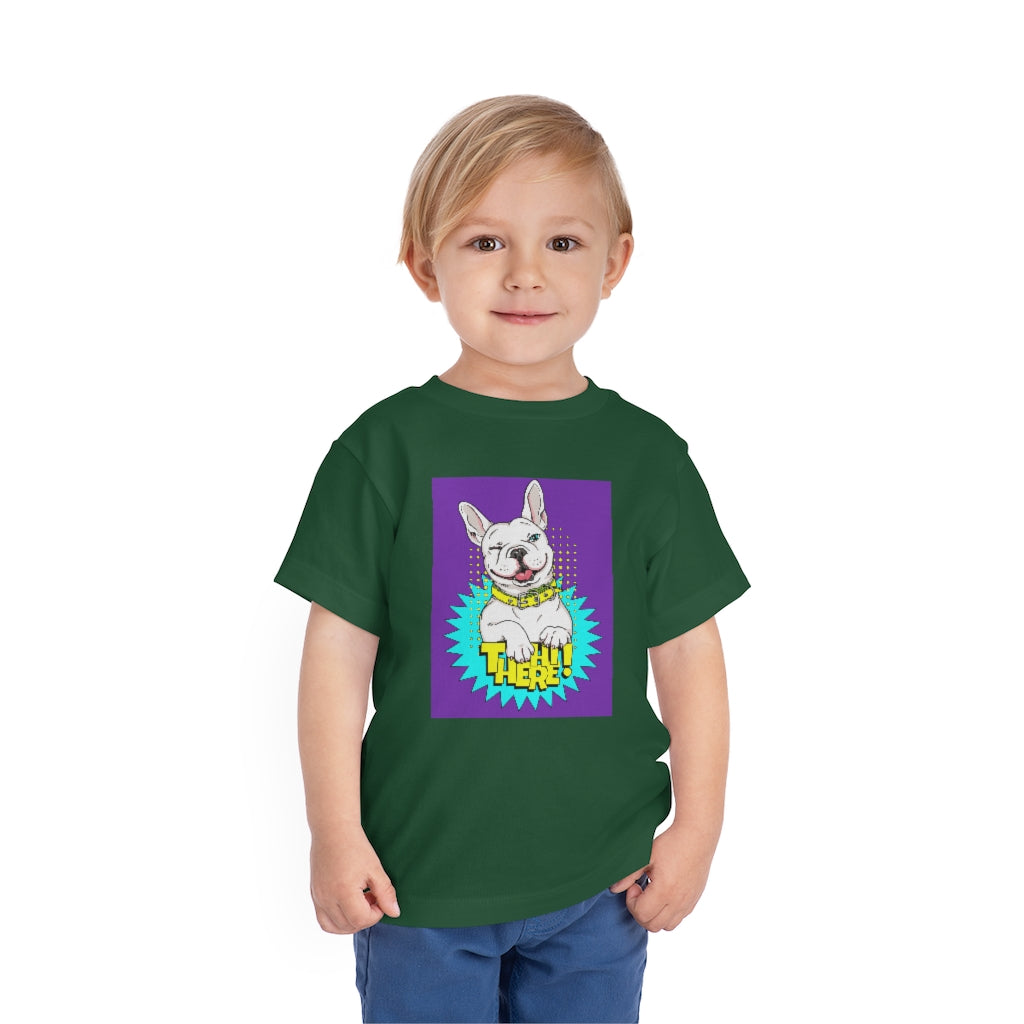 Kids Short Sleeve Tee "French bulldog Hi there!"