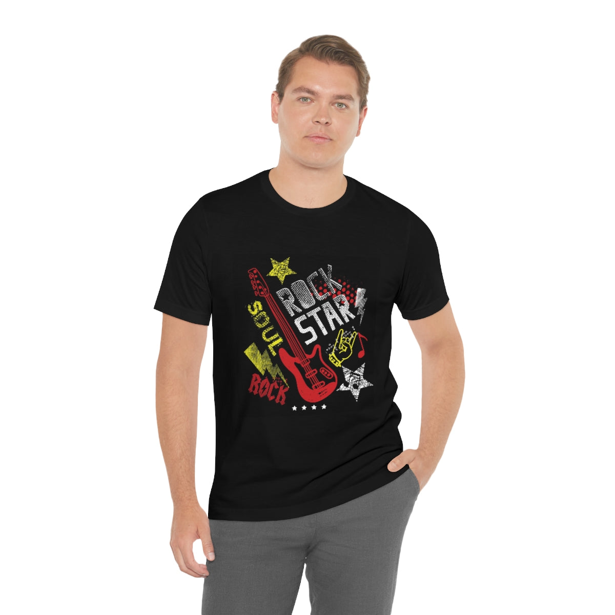 Unisex Jersey Short Sleeve Tee "Rock Star"