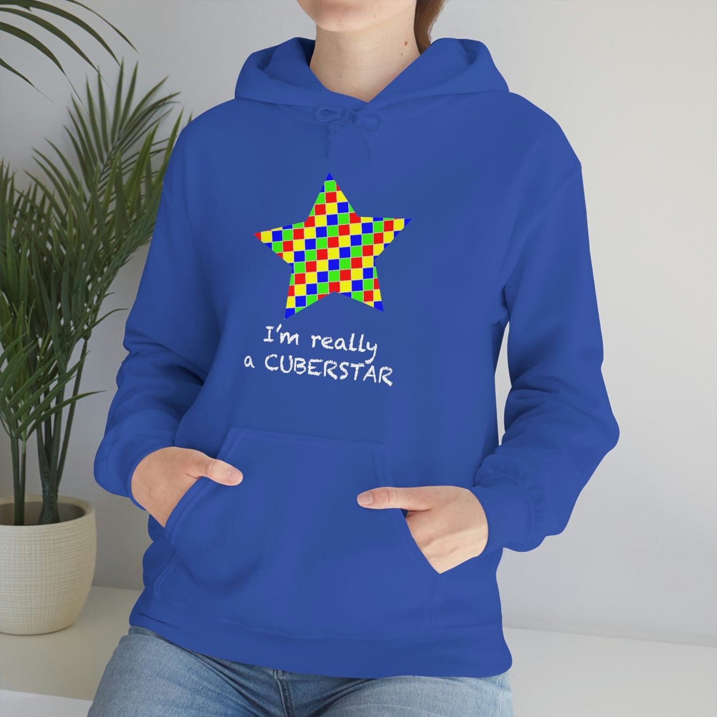 Unisex Heavy Blend™ Hooded Sweatshirt "I'm really a cuberstar"