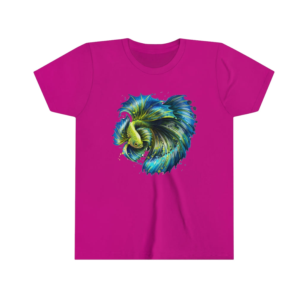 Youth Short Sleeve Tee "Colorful tropical fish"