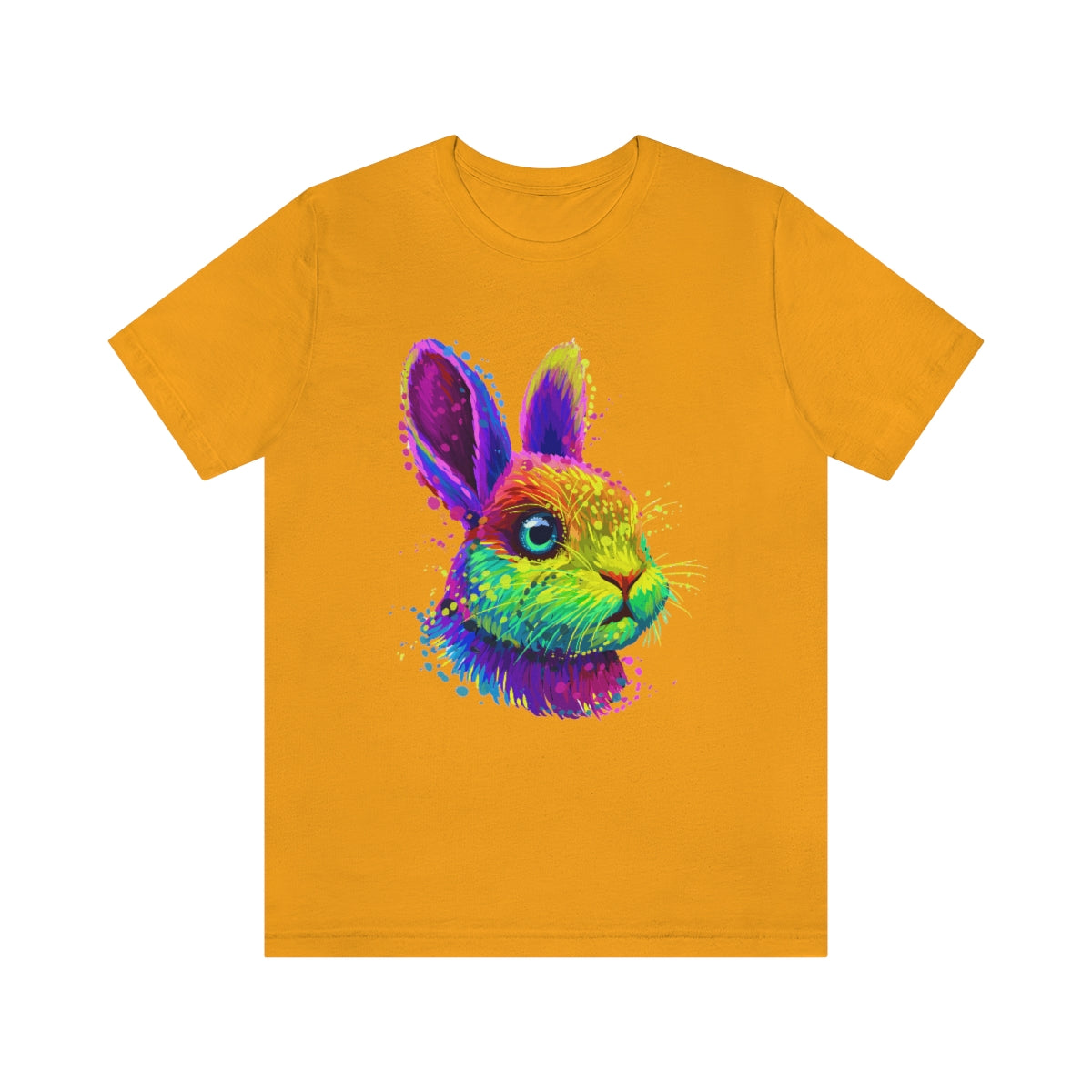 Unisex Jersey Short Sleeve Tee "Abstract colorful little rabbit"
