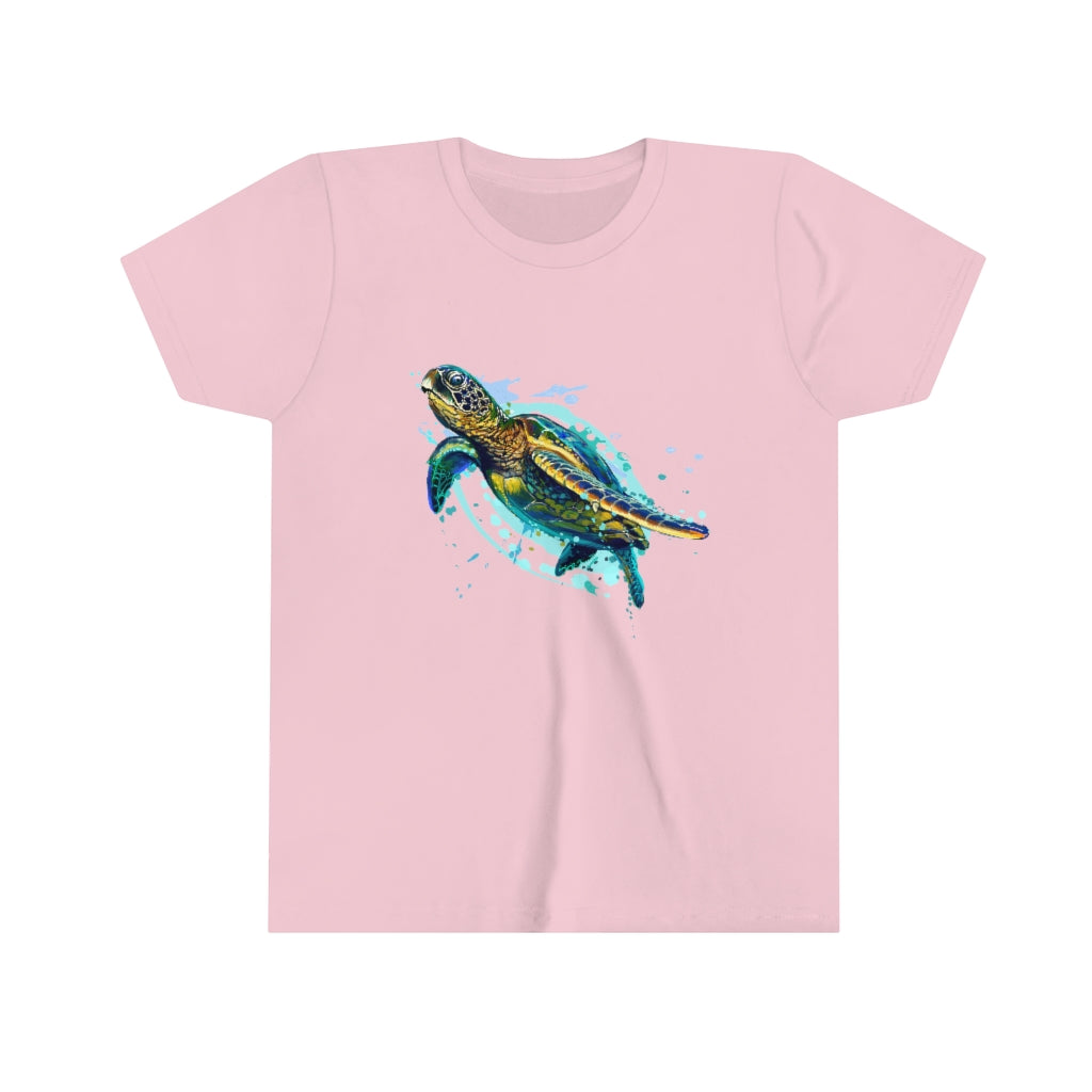 Youth Short Sleeve Tee "Sea colorful turtle"