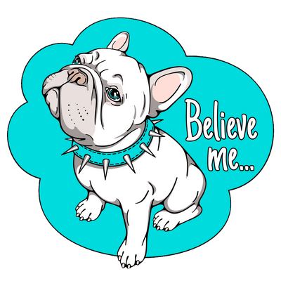 Kids Short Sleeve Tee "French bulldog believe me…"